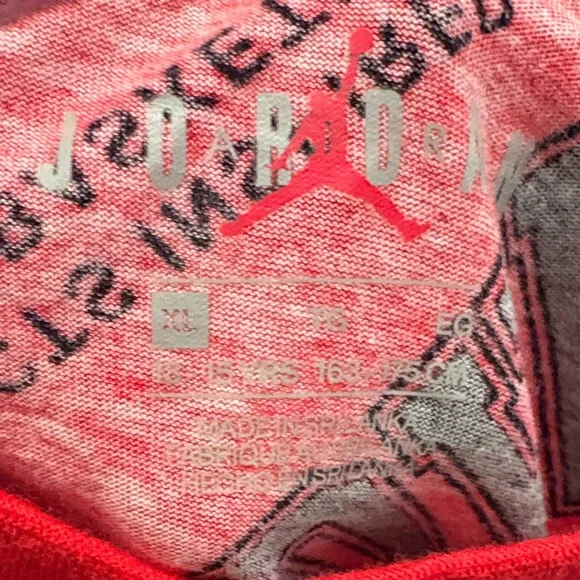 Lot of 2x [Jordan] & [adidas] Short-Sleeved Graphic T-Shirts Youth Sz Large/XL - Picture 9 of 14